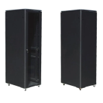 EU-EJS6027-GM - Eussonet 27U Server Rack 600x1000 Glass/Metal