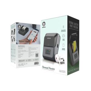 Green Lion Portable Thermal Printer - Gray