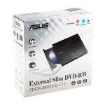 Asus SDRW-08D2S-U External DVD Writer - Slim Black