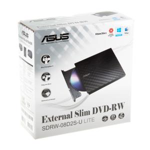 Asus SDRW-08D2S-U External DVD Writer - Slim Black