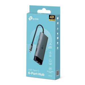 UH6120C USB Type-C 6-in-1 Hub